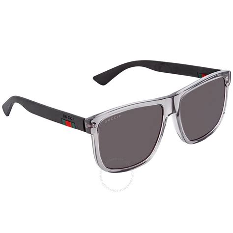 gucci grey rectangular men's sunglasses|gucci unisex fashion 54mm sunglasses.